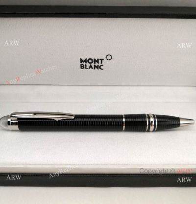 Replica Montblanc Starwalker Doue Ballpoint Pen Silver & Black Pen